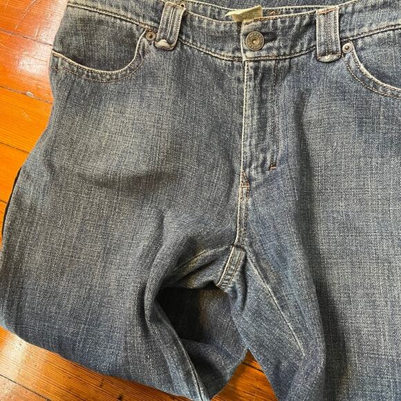 MaxMara Weekend Low Rise Flare Jeans Sz 8 Side Stripe Medium Wash Denim - Picture 7 of 10